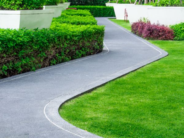Walkway Curb Installation in Blue Springs
