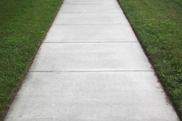 Concrete Path Installation in Blue Springs