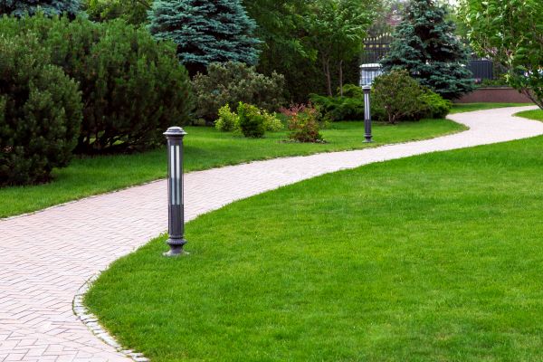 Backyard Sidewalk Installation in Blue Springs