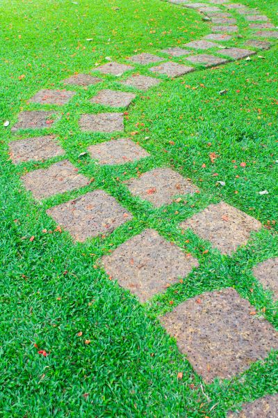 Backyard Pathway Construction in Blue Springs